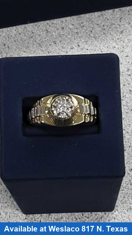 Men's Ring - Yellow Gold 10k (.417) 6.5 grams Size 11.5