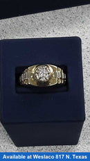 Men's Ring - Yellow Gold 10k (.417) 6.5 grams Size 11.5