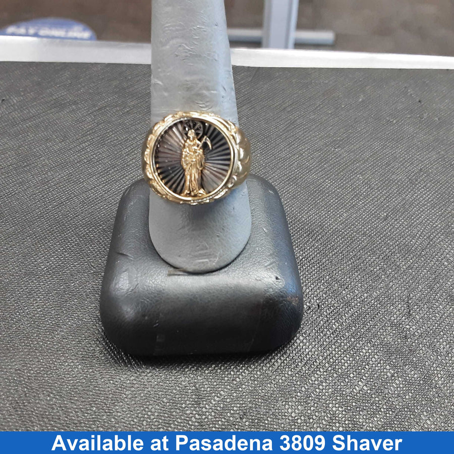 Men's Ring - Yellow Gold 10k (.417) 6.2 grams Size 11.5