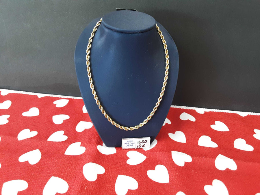 Rope Chain - Yellow Gold 10k (.417) 7.2 grams 20 inch
