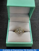 Women's Ring - Solitaire - Yellow Gold 14k (.585) 2.7 grams Size 7