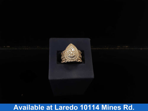 Women's Ring - White Gold 14k (.585) 9.5 grams Size 20