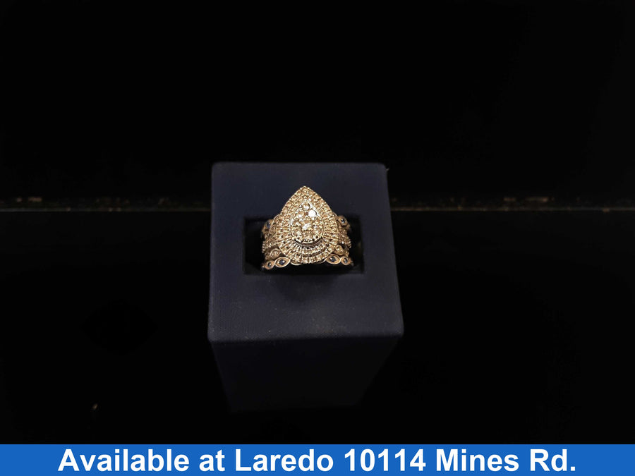 Women's Ring - White Gold 14k (.585) 9.5 grams Size 20