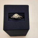 Women's Ring - White Gold 10k (.417) 3.2 grams Size 9