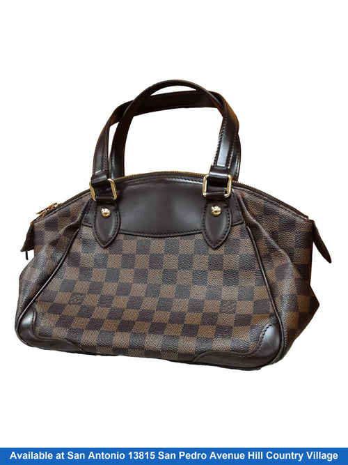 Louis Vuitton Verona Pm Damier Ebene Brown Purse / Handbag