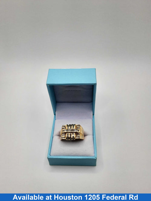 Men's Ring - Yellow Gold 10k (.417) 9.8 grams Size 8