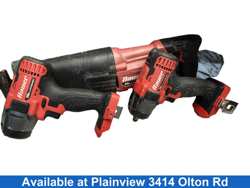 Bauer 1775c-b Red Cordless Reciprocating Saw