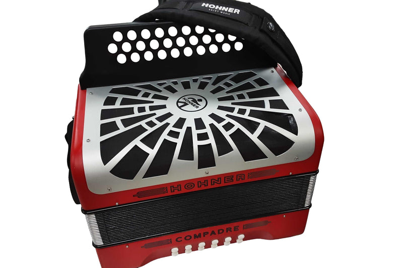 Hohner Compadre Red Button Accordion