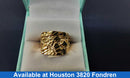 Men's Ring - Yellow Gold 10k (.417) 4.4 grams Size 8