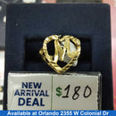Women's Ring - Yellow Gold 10k (.417) 1.7 grams Size 8