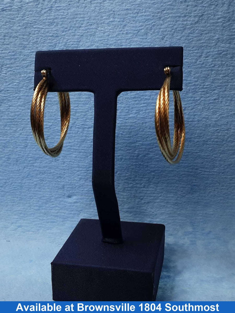 Bangle Earrings - Yellow Gold 14k (.585) 4.6 grams