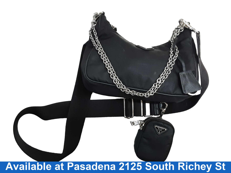 Prada Black Re-nylon Black Purse / Handbag
