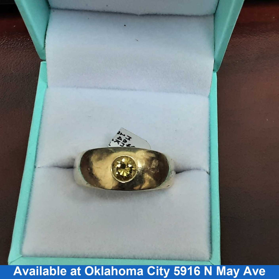 Men's Ring - Yellow Gold 14k (.585) 10.8 grams Size 10.5