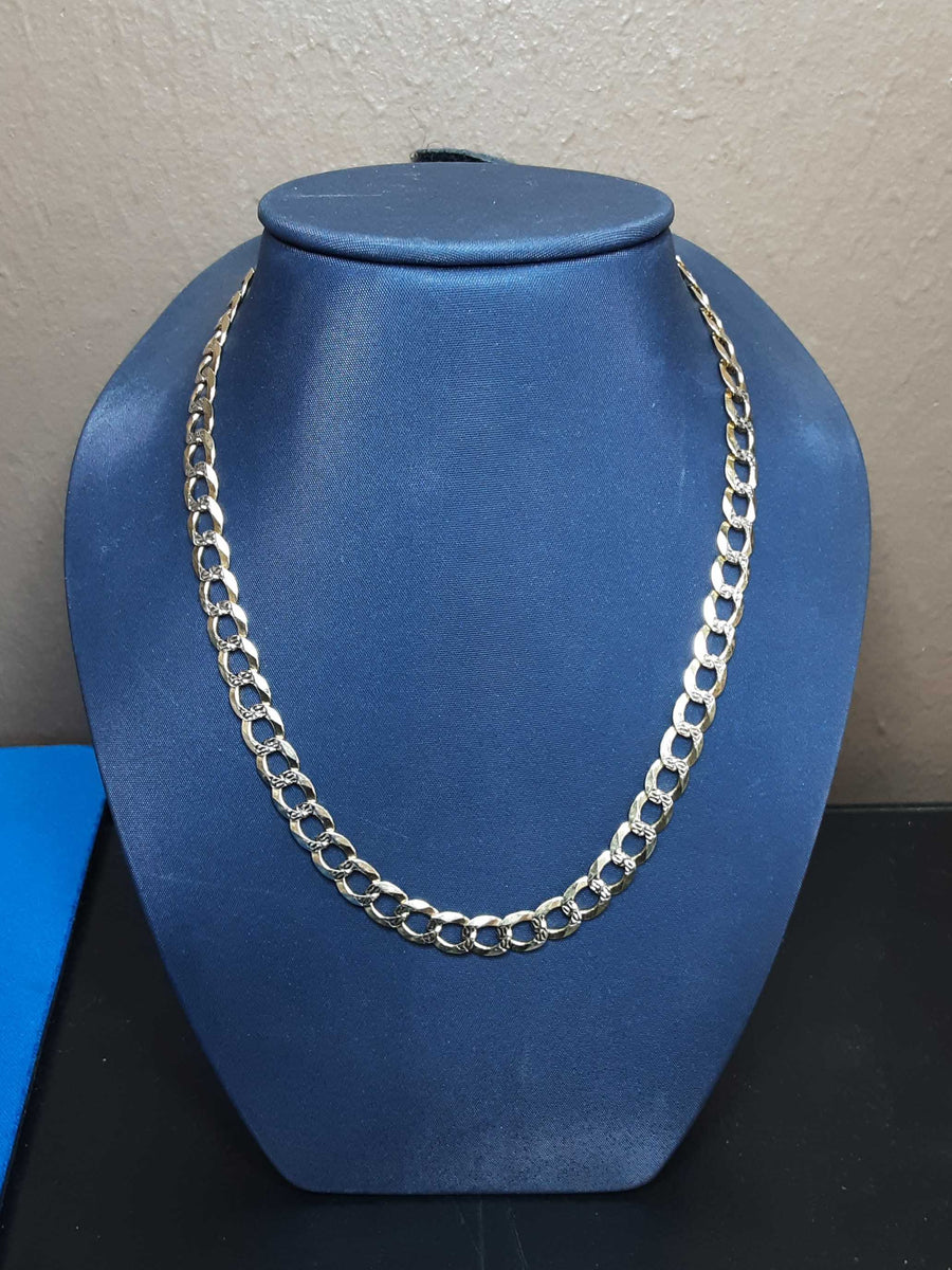 Cuban Link Chain - Yellow Gold 10k (.417) 25.7 grams 24 inch