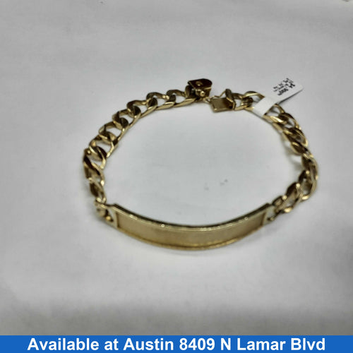 ID Bracelet - Yellow Gold 14k (.585) 32.2 grams 6 inch
