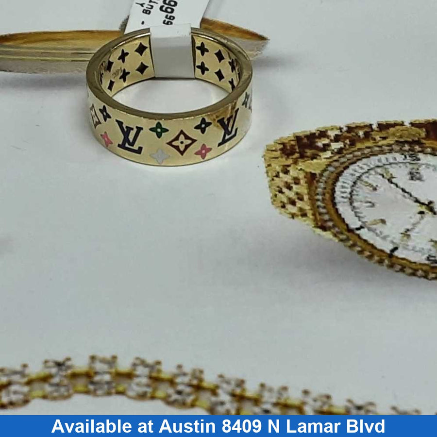 Women's Ring - Yellow Gold 14k (.585) 3.3 grams Size 7