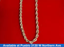 Diamond Cut Rope Chain - Yellow Gold 14k (.585) 14.1 grams 22 inch