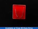 Box Chain - White Gold 14k (.585) 3.3 grams 20 inch