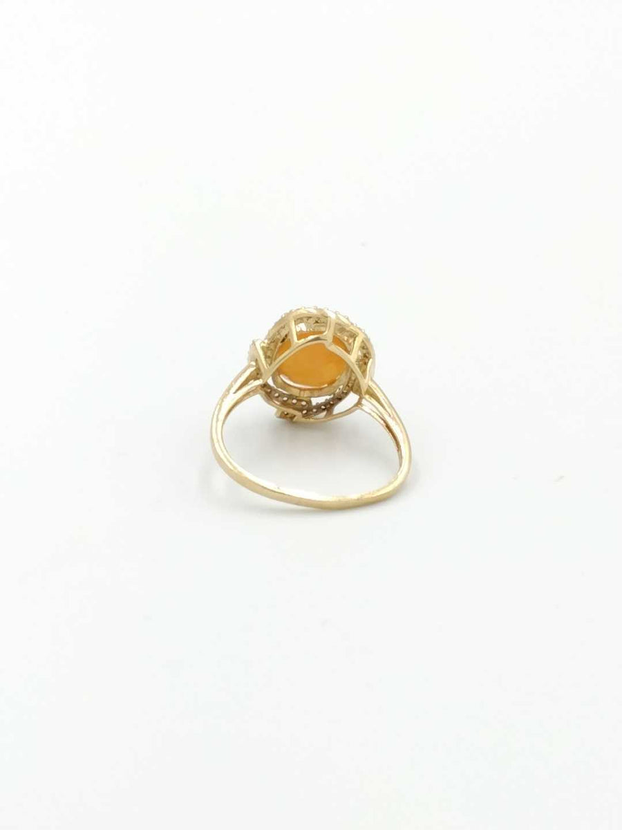 Women's Ring - Yellow Gold 10k (.417) 3.4 grams Size 8.5