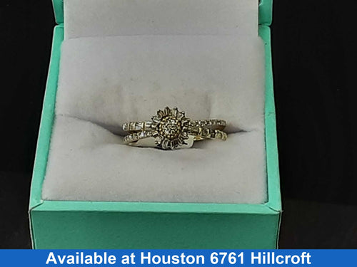 Women's Ring - Yellow Gold 14k (.585) 2.5 grams Size 10