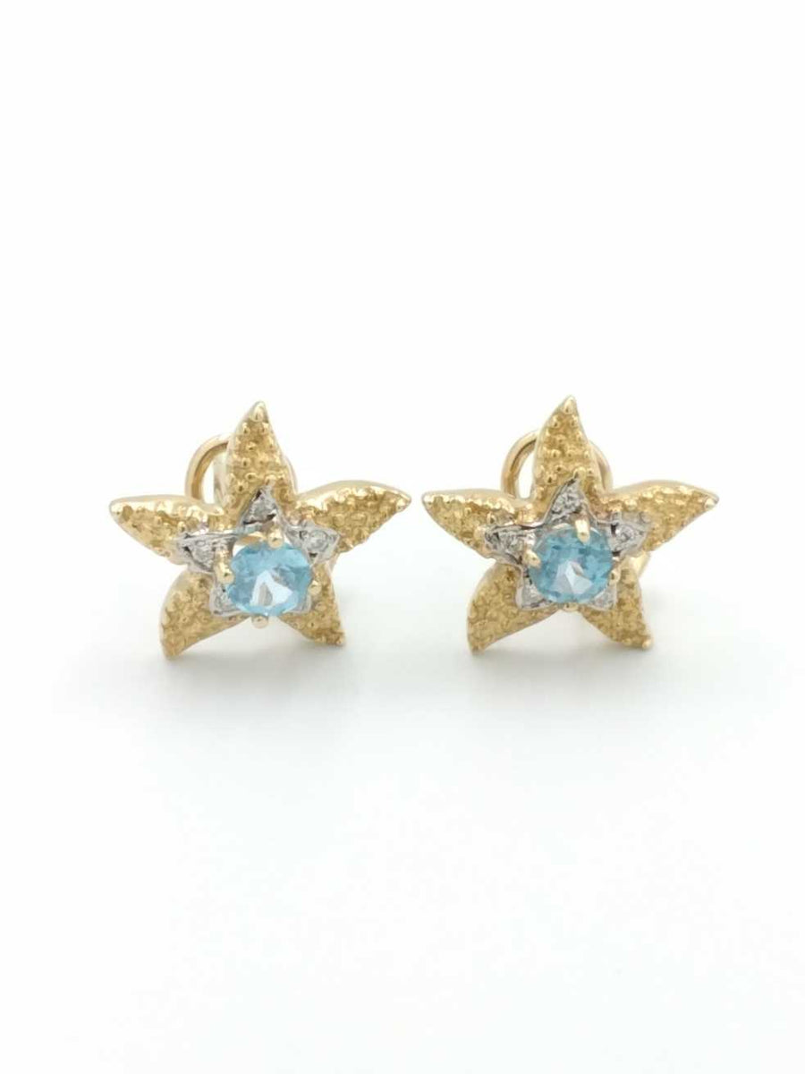 Earrings - Yellow Gold 14k (.585) 5.8 grams