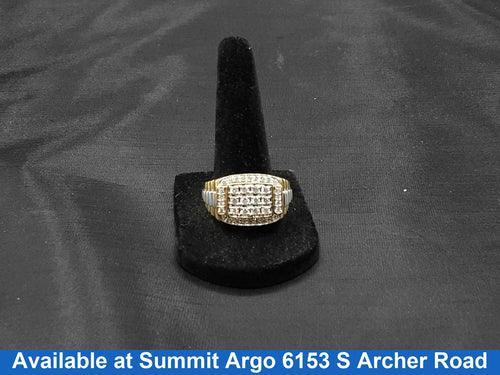 Men's Ring - Yellow Gold 10k (.417) 8.1 grams Size 11.5