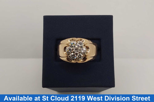 Men's Ring - Yellow Gold 14k (.585) 6.08 grams Size 10.5