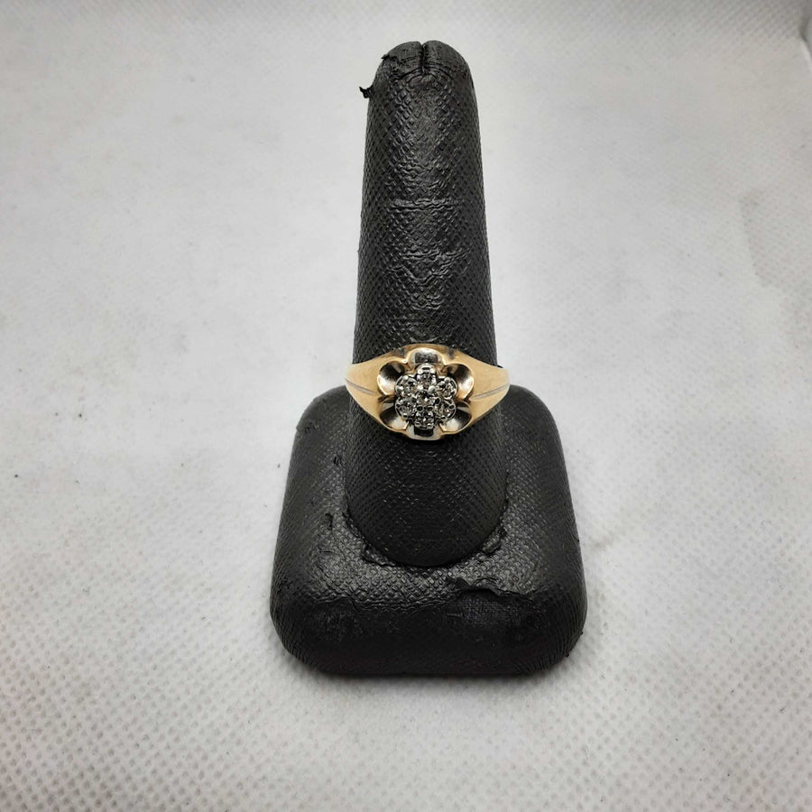 Women's Ring - Yellow Gold 14k (.585) 3.7 grams Size 10