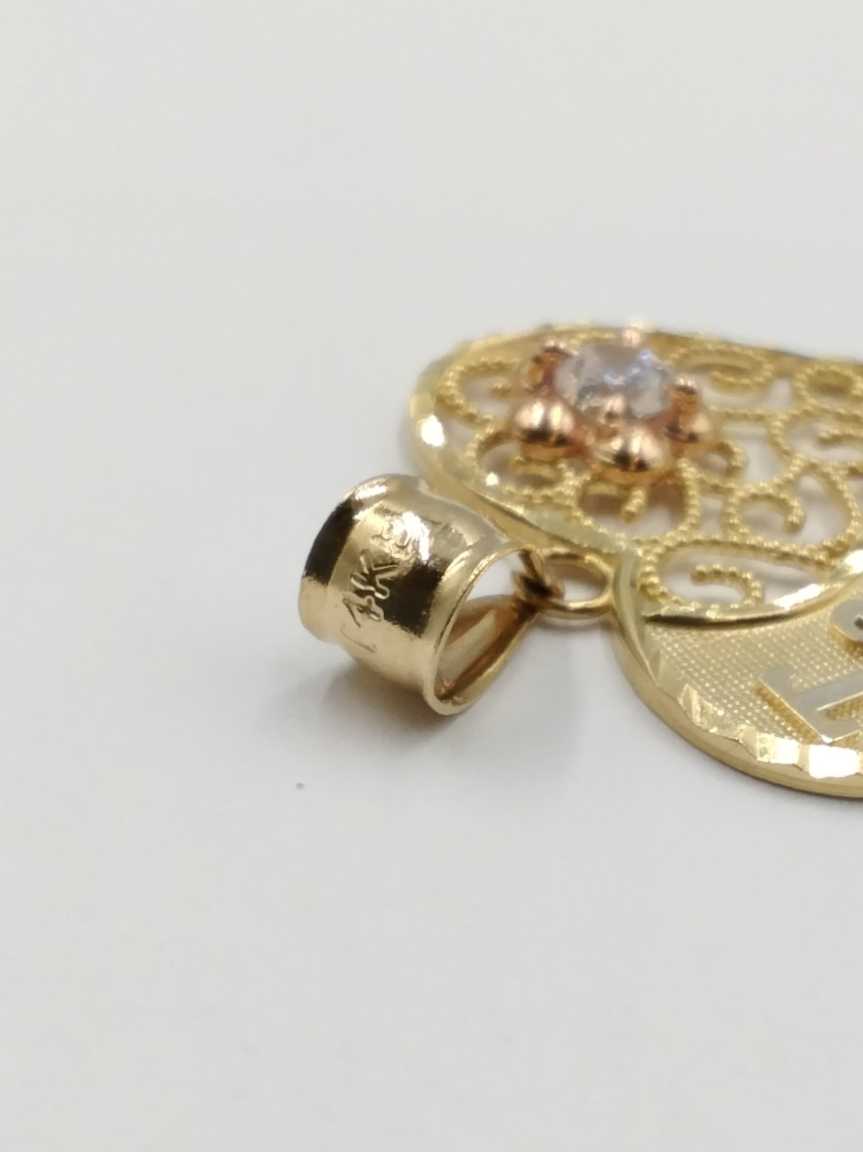 Pendant - Yellow Gold 14k (.585) 3.6 grams