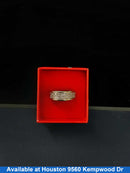 Men's Ring - White Gold 10k (.417) 7.9 grams Size 9