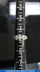 Ring - Engagement Set - White Gold 10k (.417) 5.2 grams Size 7