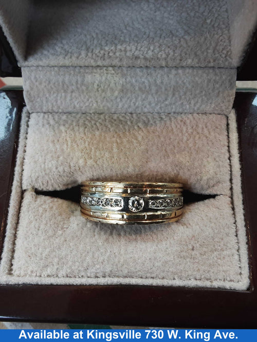 Men's Ring - Yellow Gold 14k (.585) 7.6 grams Size 9