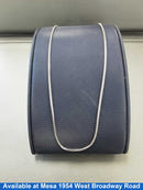 Fox Tail Chain - White Gold 14k (.585) 8.5 grams 24 inch