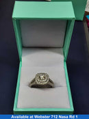 Women's Ring - White Gold 18k (.750) 5.1 grams Size 20