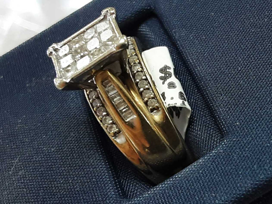 Women's Ring - Yellow Gold 10k (.417) 4.6 grams Size 20