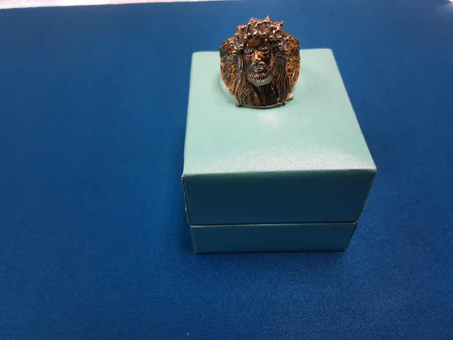 Men's Ring - Yellow Gold 10k (.417) 4.3 grams Size 10.5