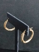 Bangle Earring Yellow Gold 10k (.417) 4 grams