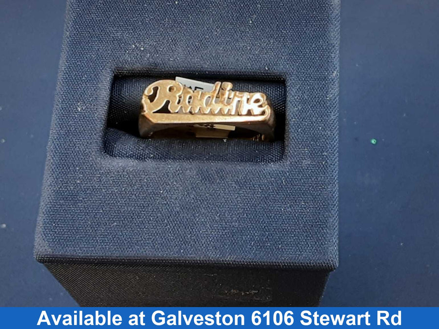 Women's Ring - Yellow Gold 10k (.417) 2.5 grams Size 8