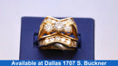 Women's Ring - Yellow Gold 14k (.585) 15.6 grams Size 9