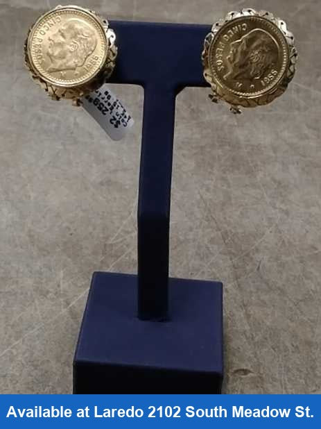 Earrings - Yellow Gold 14k (.585) 15.9 grams