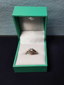 Women's Ring - Solitaire - White Gold 14k (.585) 2.5 grams Size 7