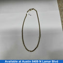 Cuban Link Chain - Yellow Gold 10k (.417) 11.6 grams 18 inch