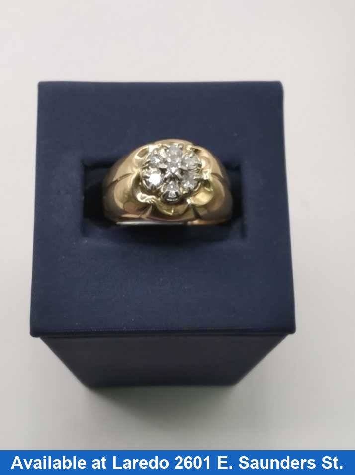 Women's Ring - Yellow Gold 14k (.585) 5.9 grams Size 7