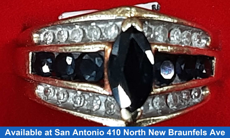 Women's Ring - Yellow Gold 10k (.417) 4.7 grams Size 7.5