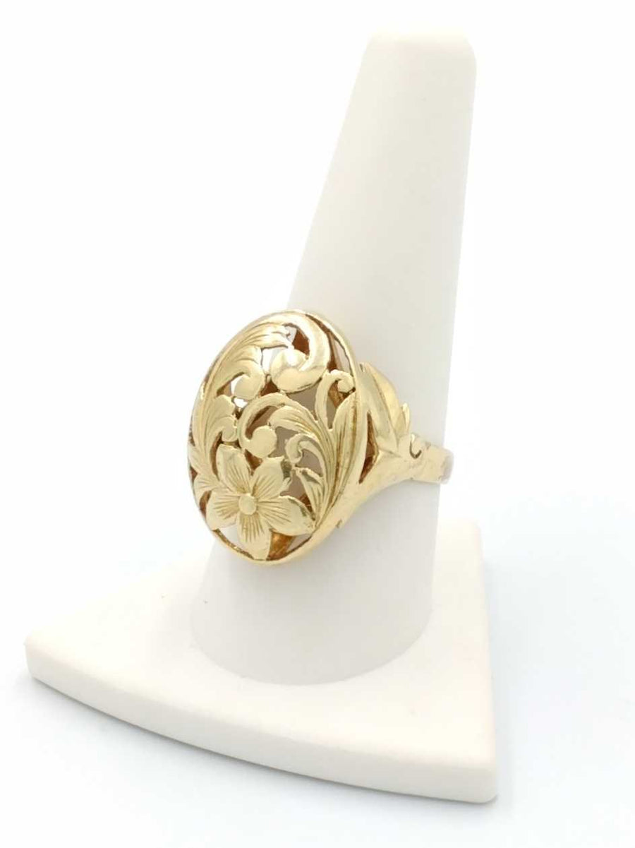 Women's Ring - Yellow Gold 14k (.585) 8.1 grams Size 6.5