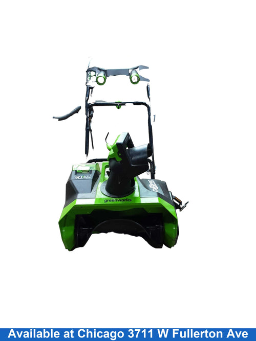 Greenworks 26272 Green Snow Blower