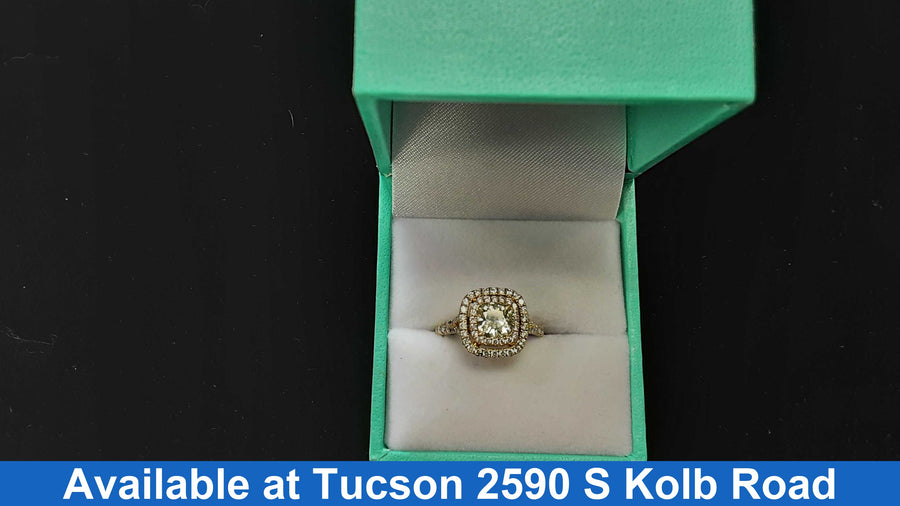Ring - Wedding Set - Yellow Gold 14k (.585) 3.9 grams Size 5