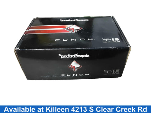 Rockford Fosgate Pbr300x1 Black Bass Amplifier
