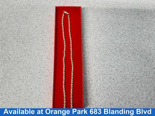 Rope Chain - Yellow Gold 14k (.585) 18.3 grams 20 inch