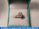 Ring - Wedding Set - White Gold 14k (.585) 5.8 grams Size 7.5